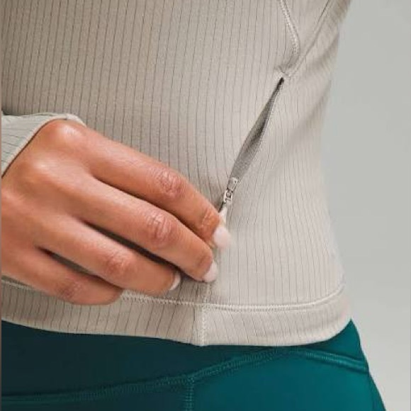 Lululemon Ribbed Rulu Half-Zip - Picture 6 of 8